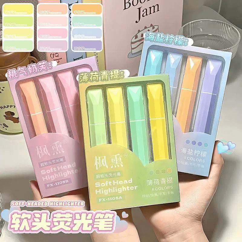 Pastel Soft-Tip Highlighters