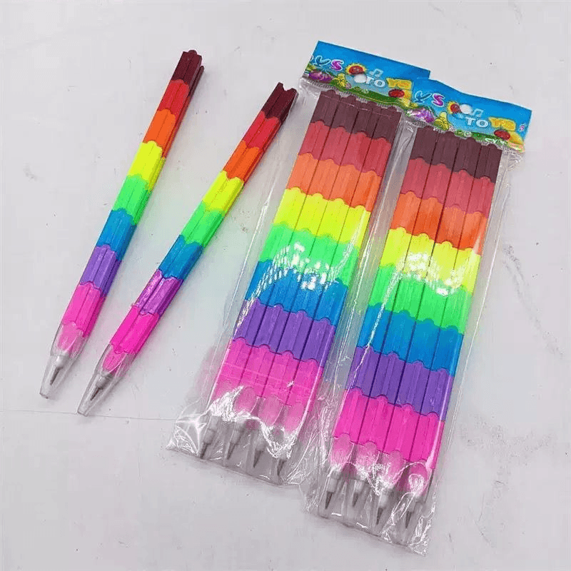 Stackable Rainbow Pencil